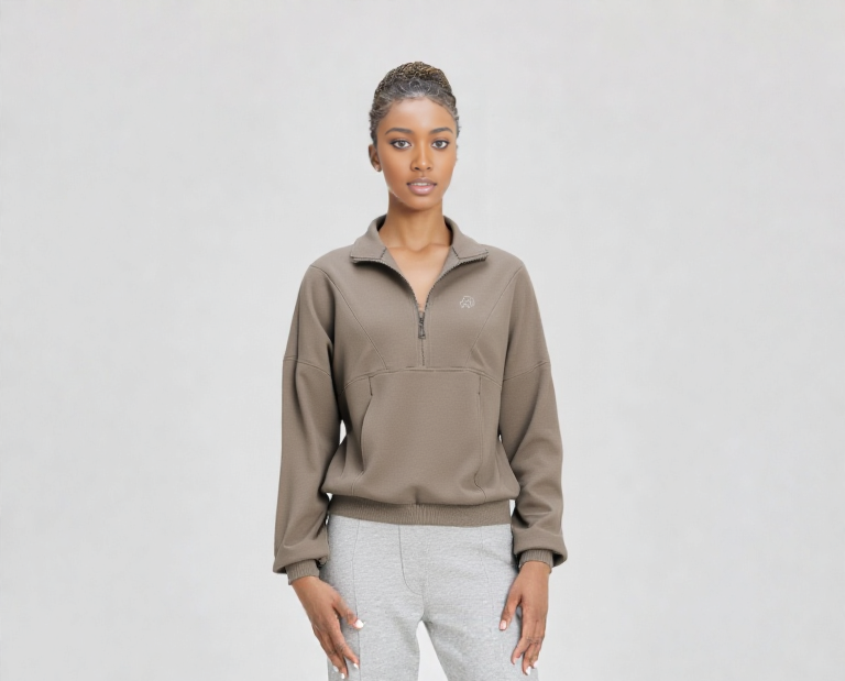 Half Zip Sweatshirt