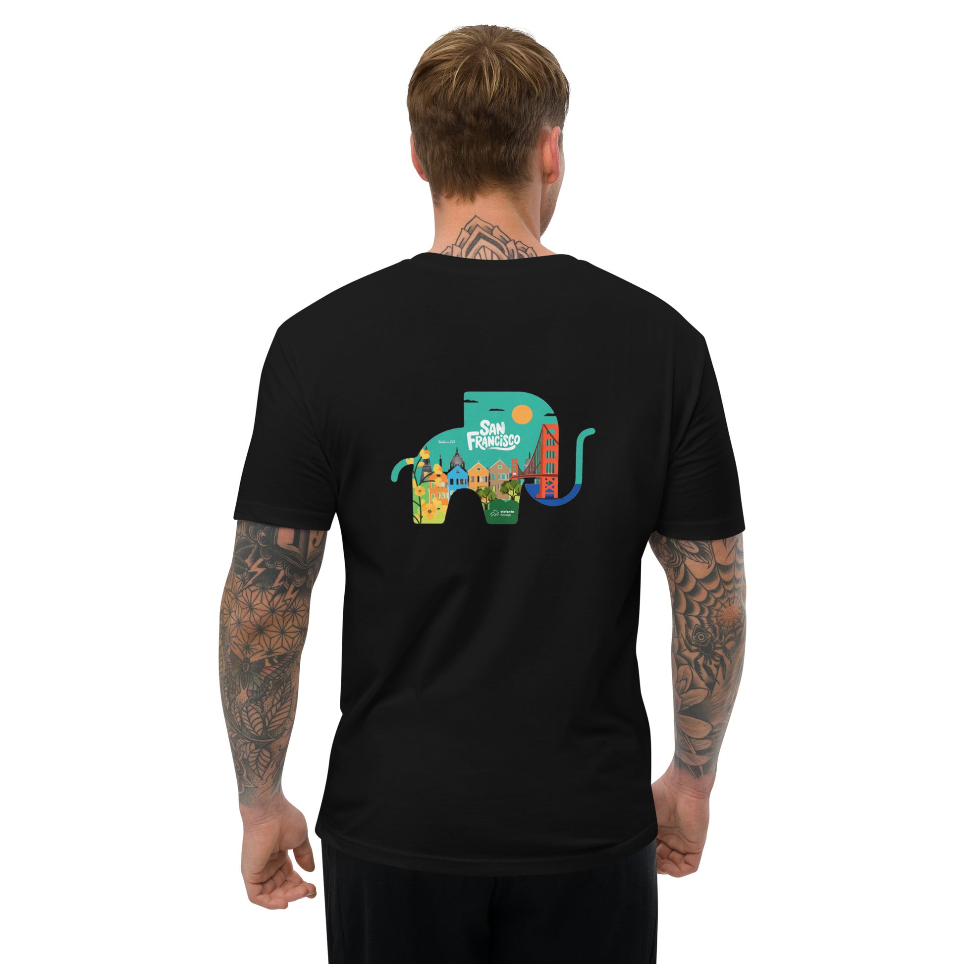 Short Sleeve San Francisco Grey Elefante T-shirt