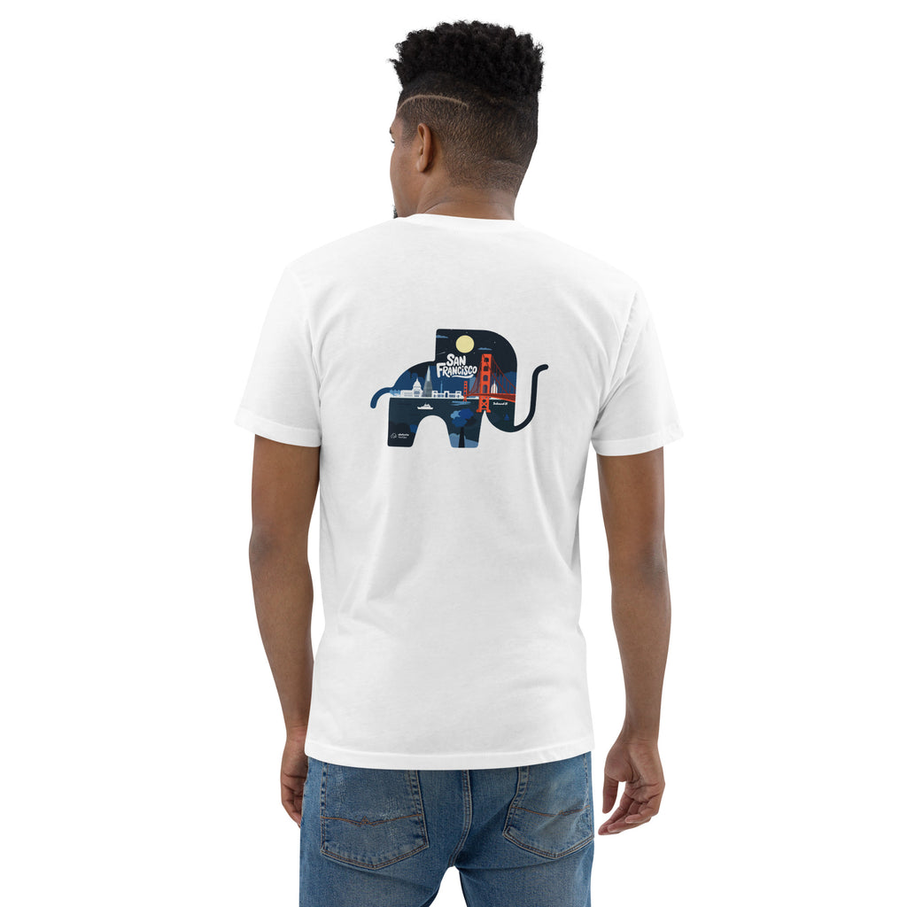 Short Sleeve White Elefante T-shirt