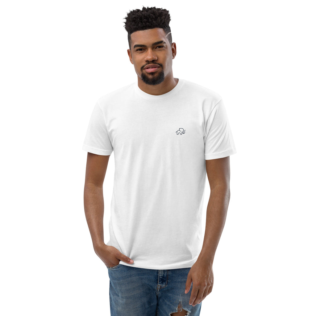 Short Sleeve White Elefante T-shirt