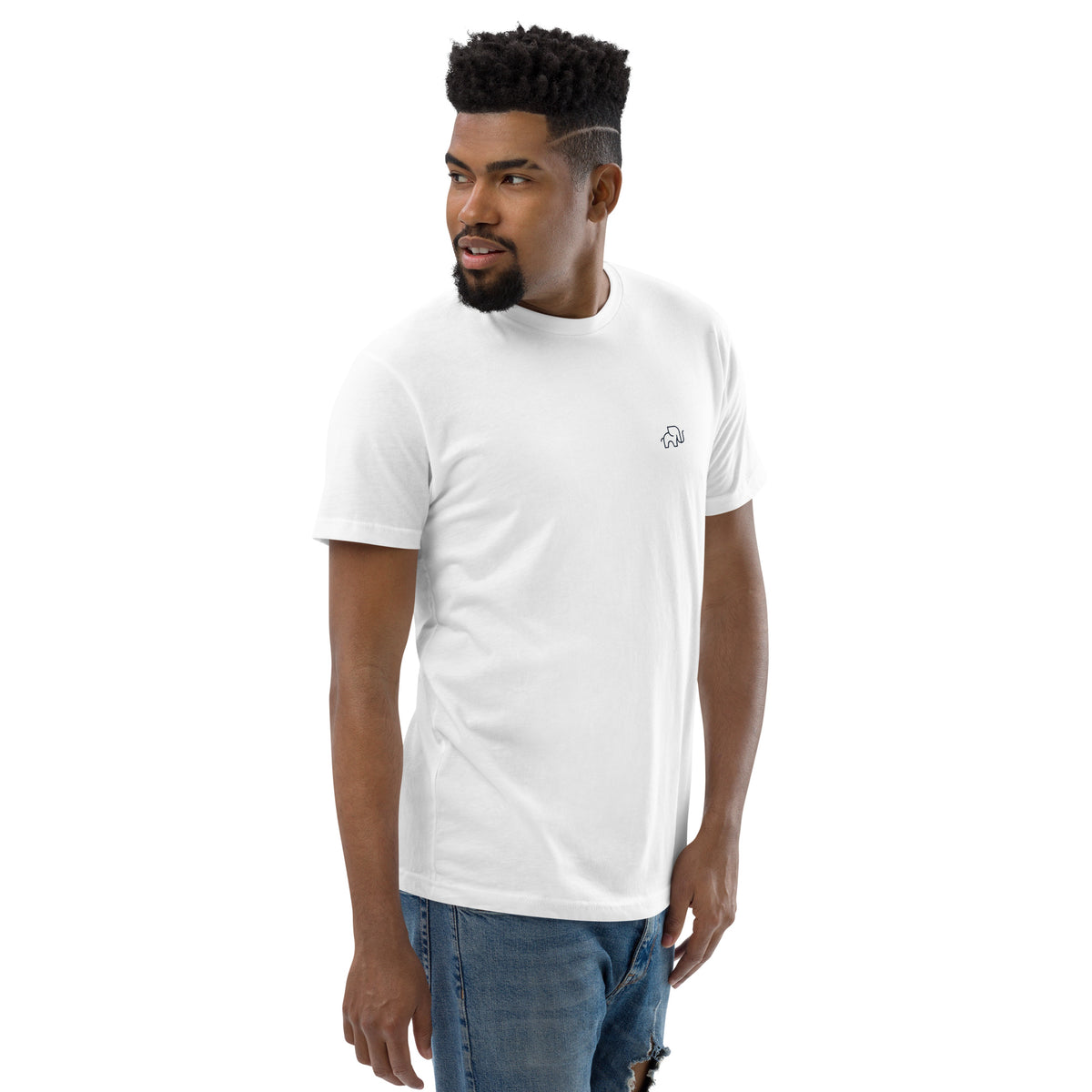 Short Sleeve White Elefante T-shirt